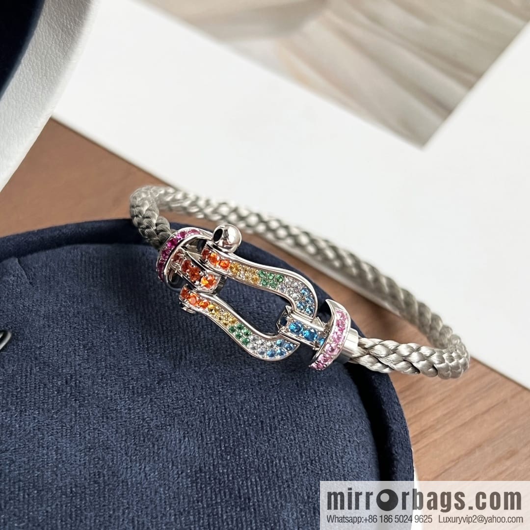Fred limited edition colored diamond bracelet