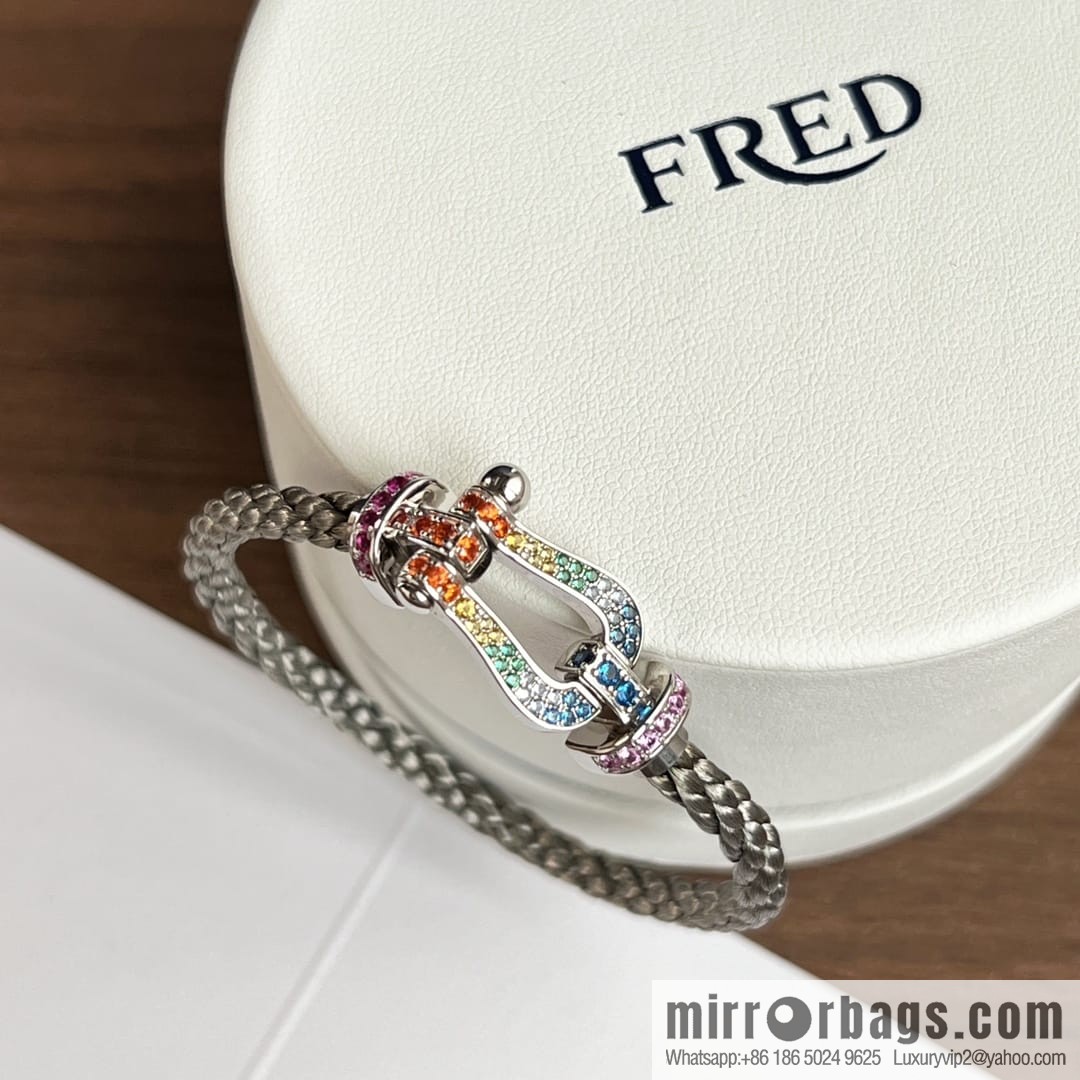 Fred limited edition colored diamond bracelet
