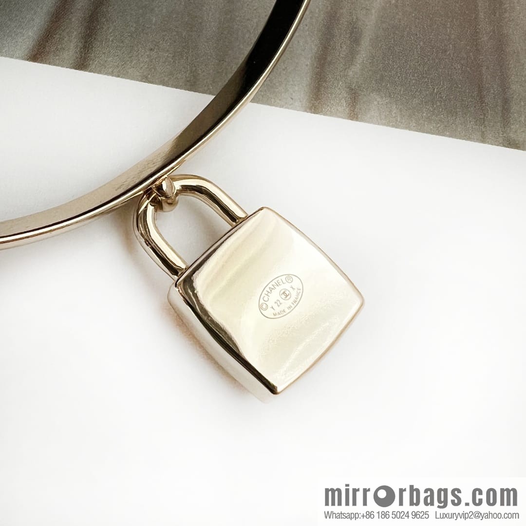 New ☑️ CHANEL Chanel Double C Lock Opening Bracelet