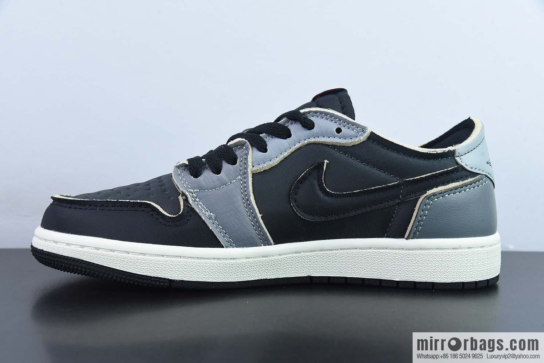 Air Jordan 1 Retro Low OG EX black and gray official synchronization new color low-top casual board shoes, item number: DV0982-006
