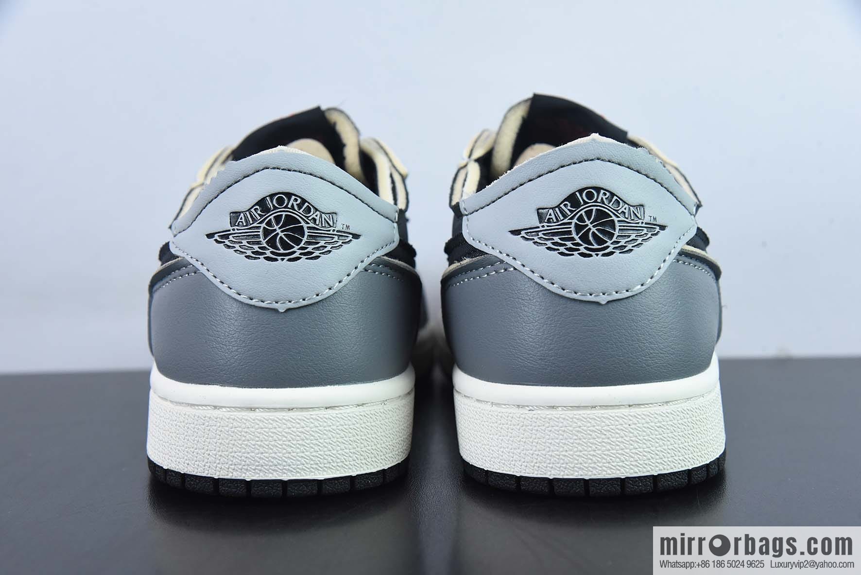 Air Jordan 1 Retro Low OG EX black and gray official synchronization new color low-top casual board shoes, item number: DV0982-006