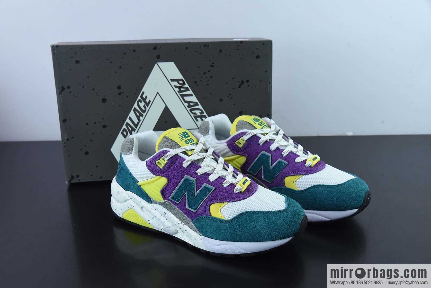 Palace x New Balance MT580PC2 joint Vintage sports and leisure jogging shoes