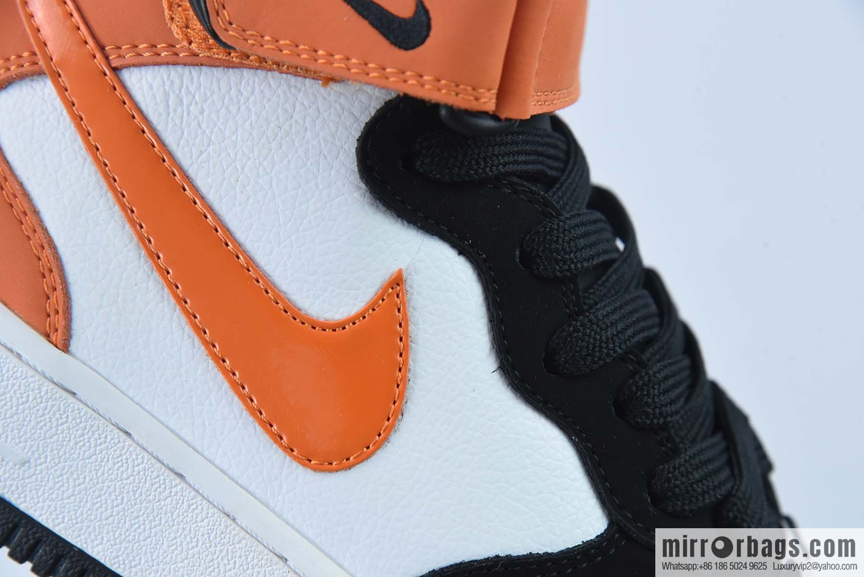Nike Air Force 1 Mid '07 black orange color scheme medium help air force one casual shoes, item number: UT1192-006