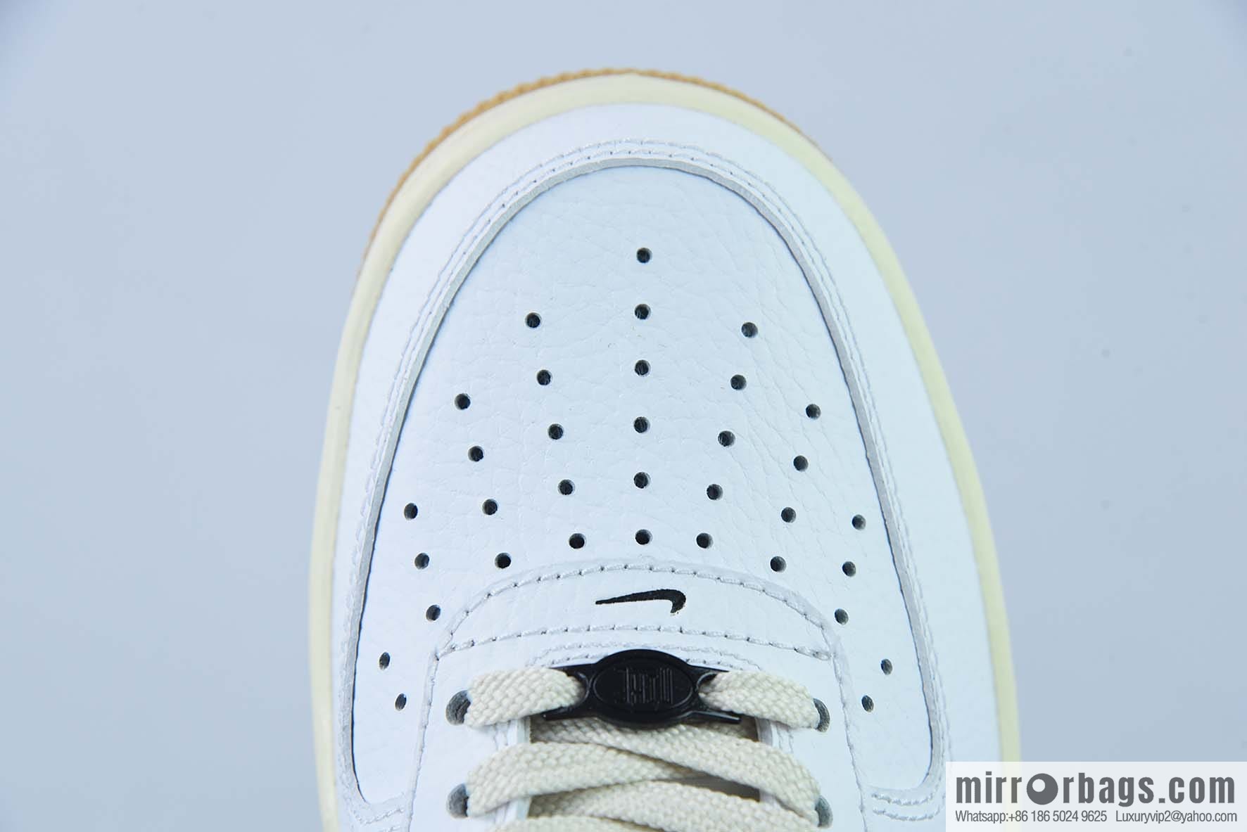 Nike Air Force 1 AF1 Air Force One/low-top, white, black and gray tail, raw rubber bottom low-top casual board shoes, item number: DR0148-101