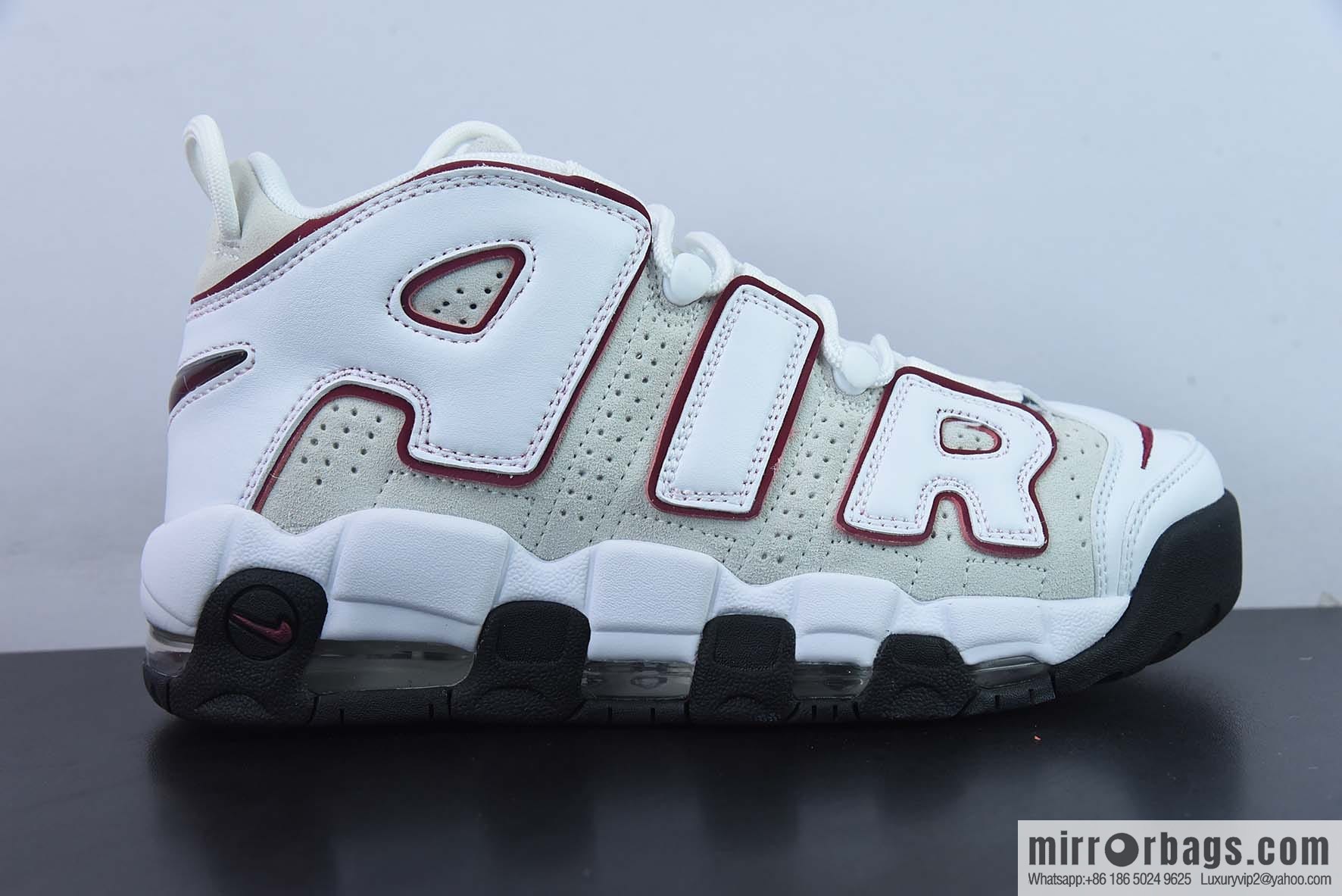 Nk Air More Uptempo 96 QS Pippen Original Series Classic High Street Versatile Leisure Sports Culture Basketball Shoes FB1380-100