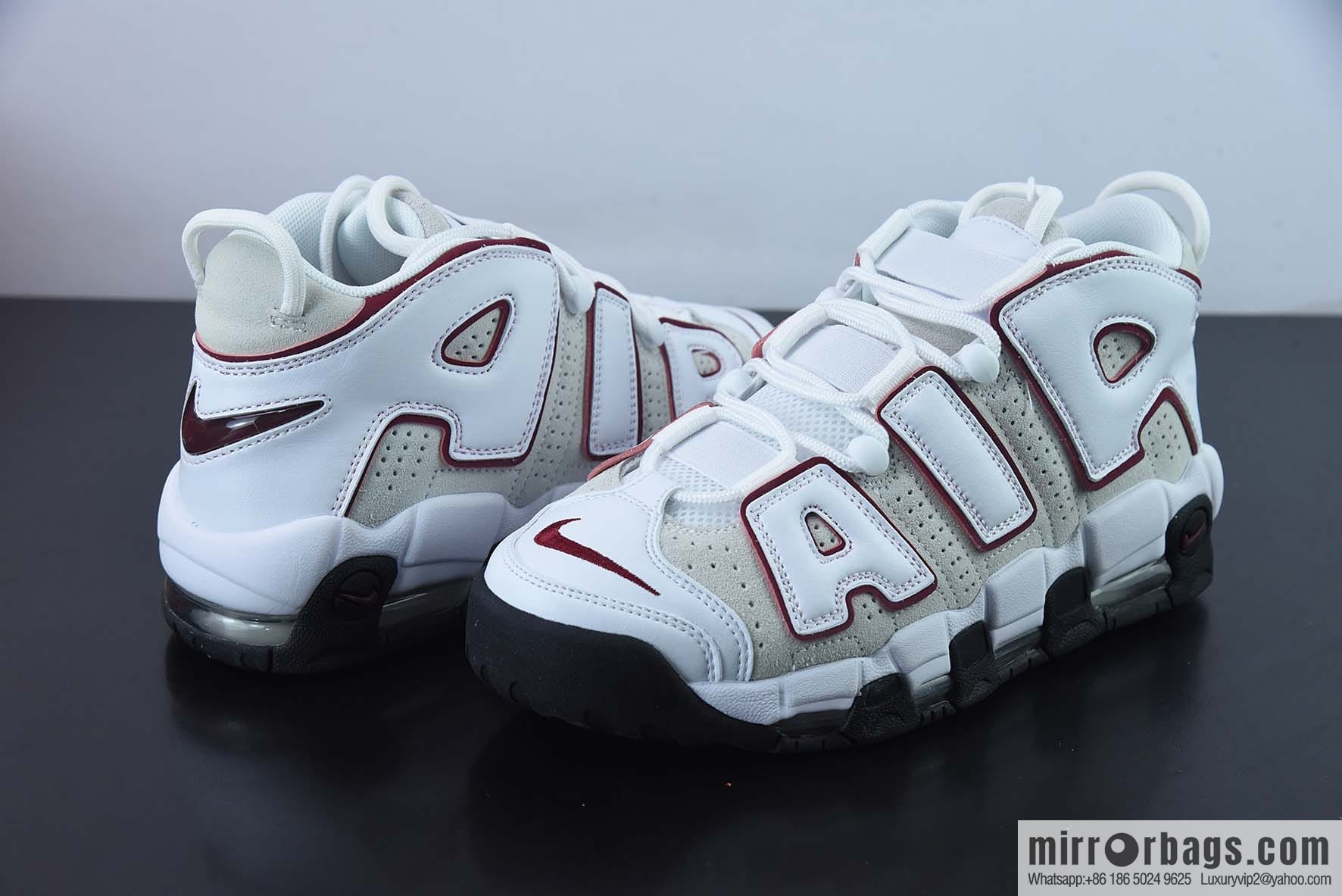 Nk Air More Uptempo 96 QS Pippen Original Series Classic High Street Versatile Leisure Sports Culture Basketball Shoes FB1380-100