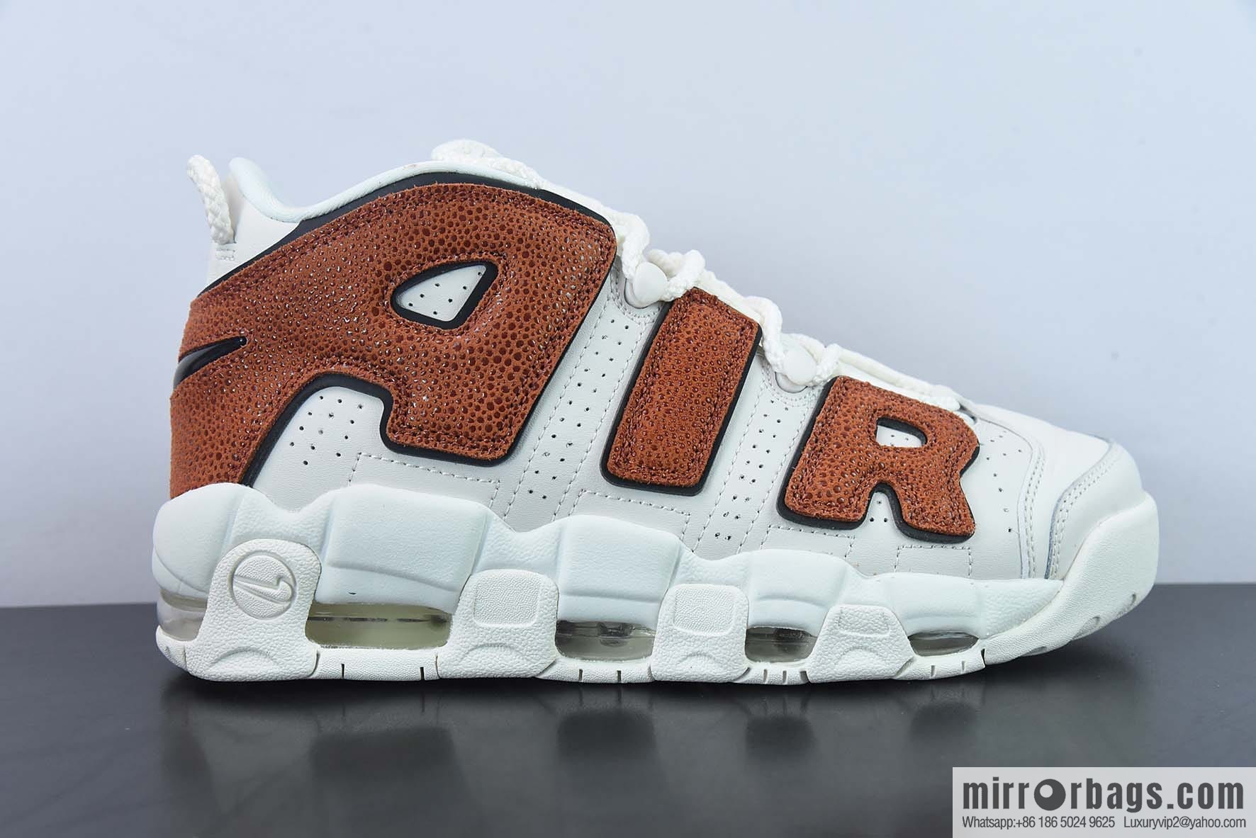 BNF41118745 Air More Uptempo White and Brown Unisex sneakers Official item number: DZ5227 001