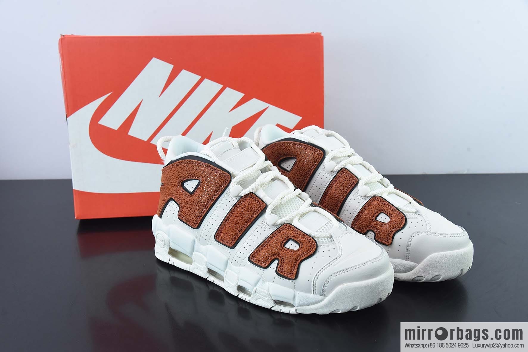 BNF41118745 Air More Uptempo White and Brown Unisex sneakers Official item number: DZ5227 001