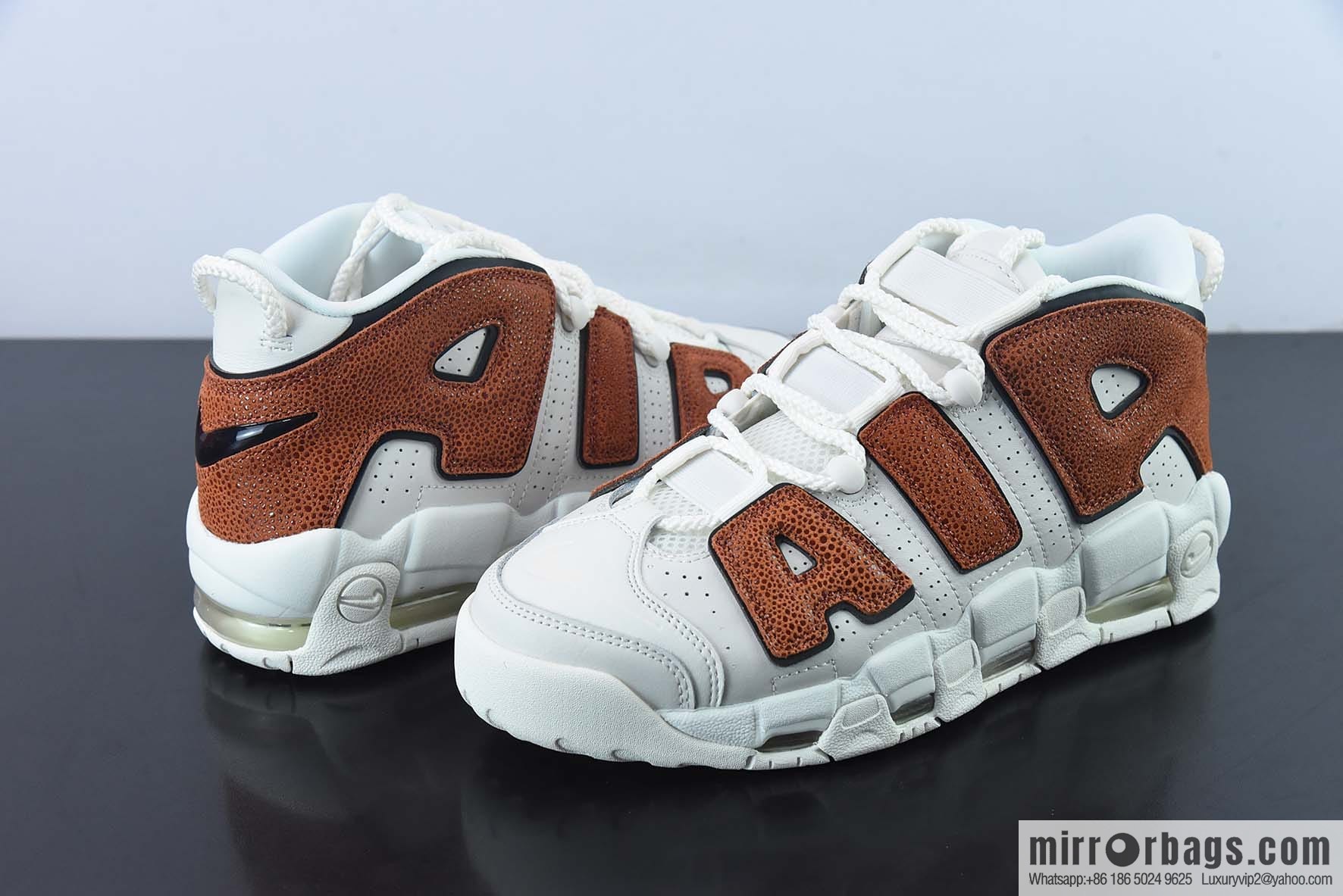 BNF41118745 Air More Uptempo White and Brown Unisex sneakers Official item number: DZ5227 001