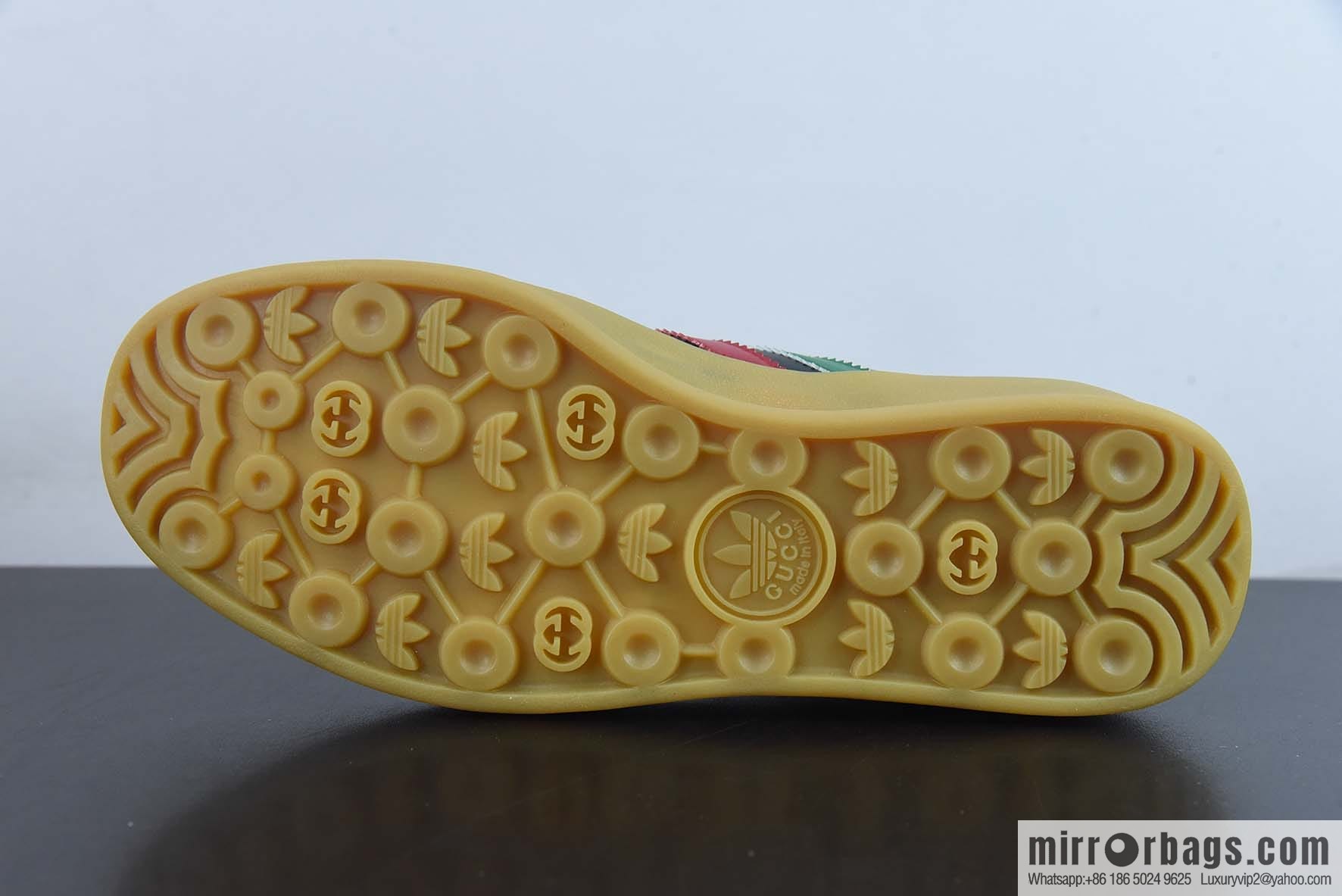 Adidas x GUCCI heavy joint clover logo iconic low-top casual board shoes