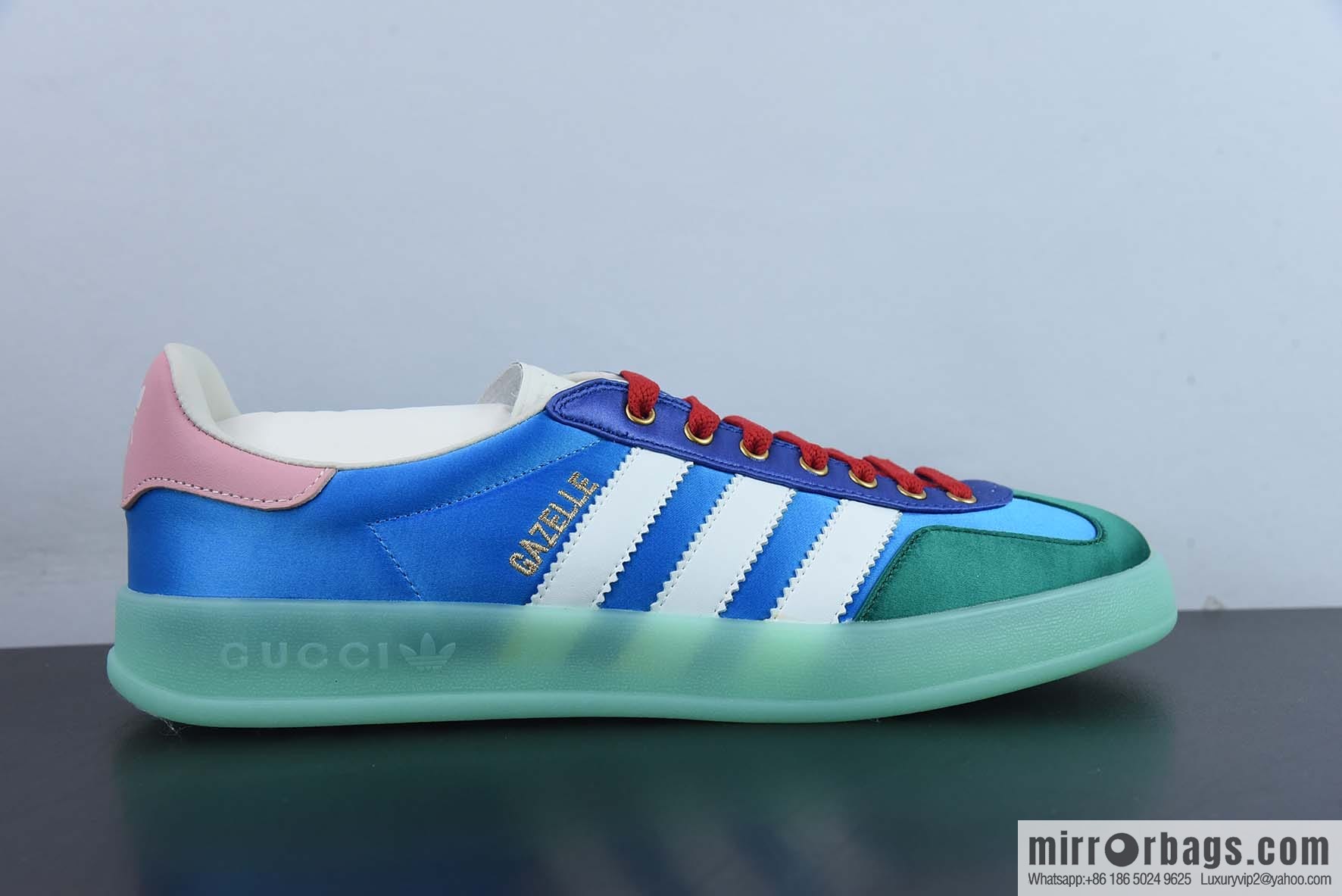 Adidas x GUCCI heavy joint clover logo iconic low-top casual board shoes