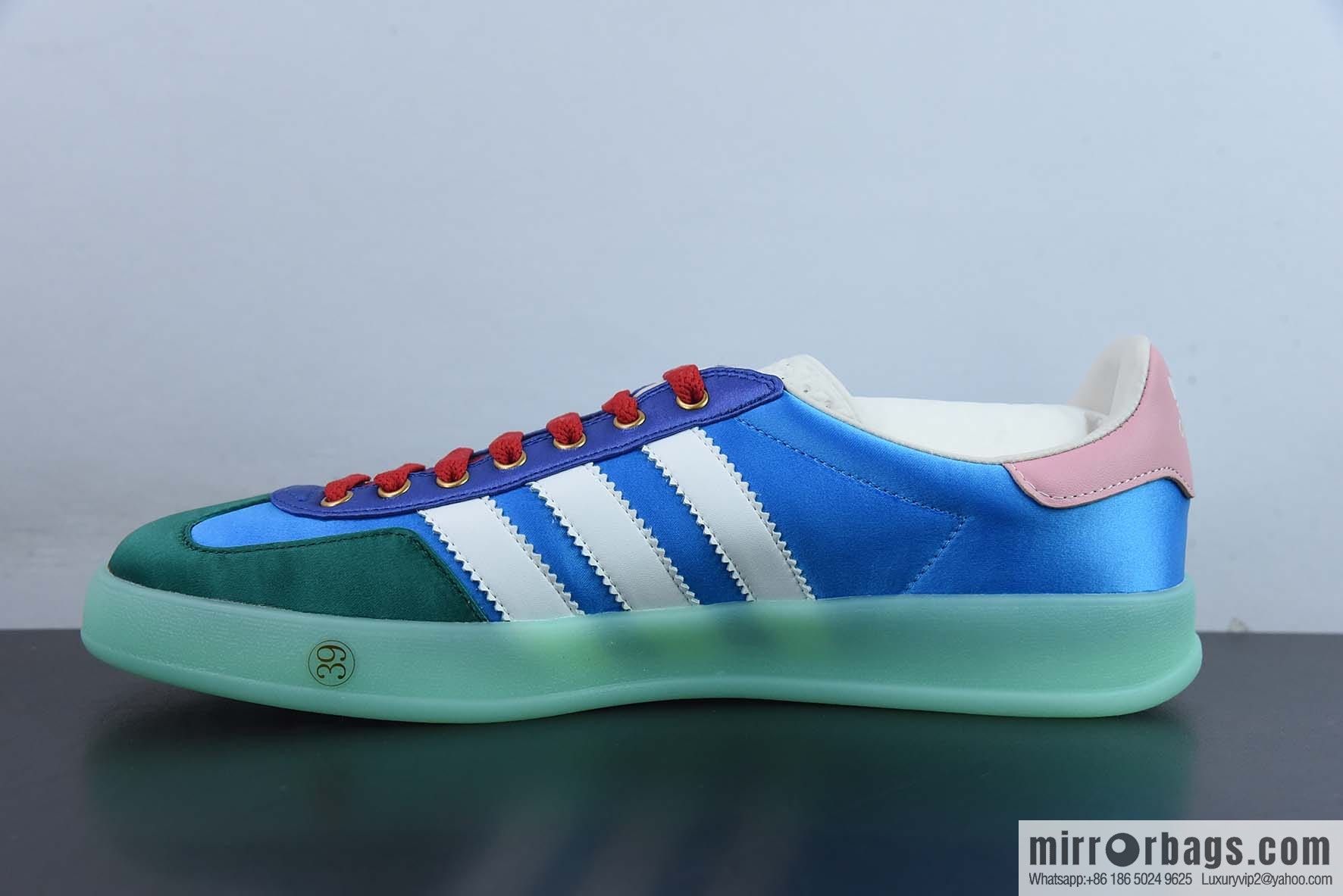 Adidas x GUCCI heavy joint clover logo iconic low-top casual board shoes