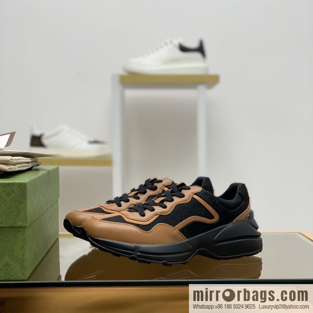 Gucci Gucci G Home High Version Vintage Daddy Shoes Casual sneakers