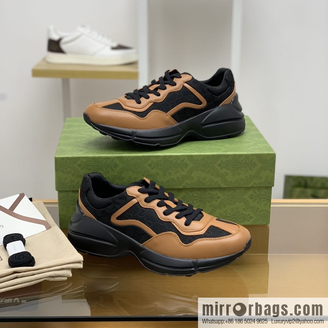 Gucci Gucci G Home High Version Vintage Daddy Shoes Casual sneakers
