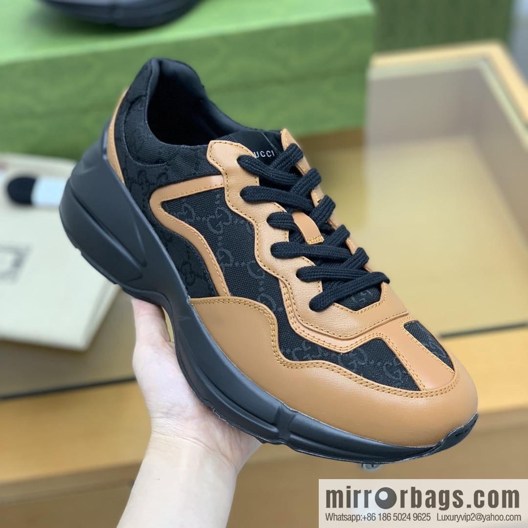 Gucci Gucci G Home High Version Vintage Daddy Shoes Casual sneakers