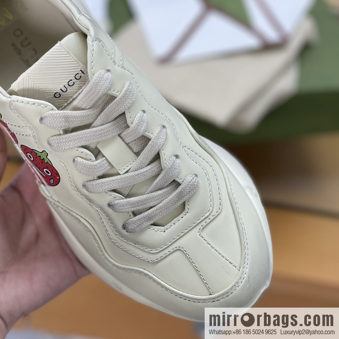 Gucci Gucci [New G Home High Version] Unisex Vintage sneakers
