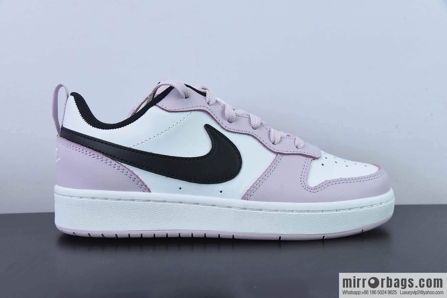 Nike Court Borough Low 2 (GS) Sakura Pink Low Top Casual Board Shoes, Item Number: BQ5448-005