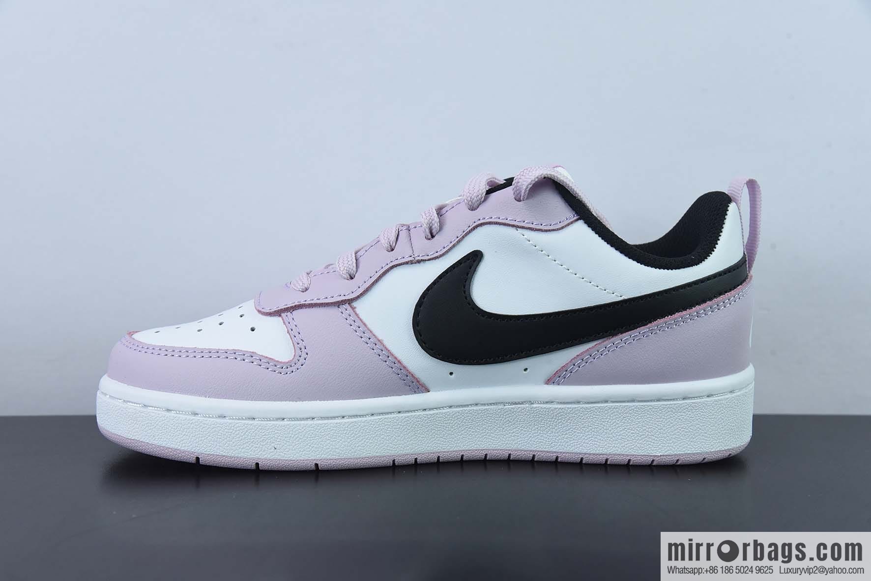 Nike Court Borough Low 2 (GS) Sakura Pink Low Top Casual Board Shoes, Item Number: BQ5448-005