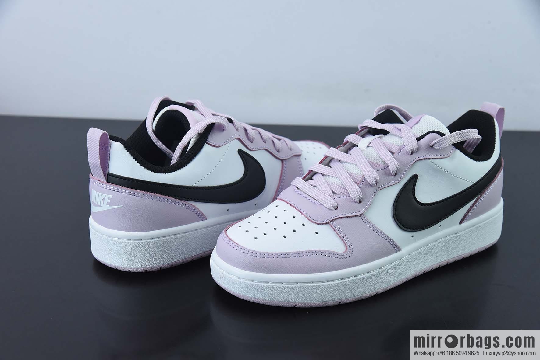 Nike Court Borough Low 2 (GS) Sakura Pink Low Top Casual Board Shoes, Item Number: BQ5448-005