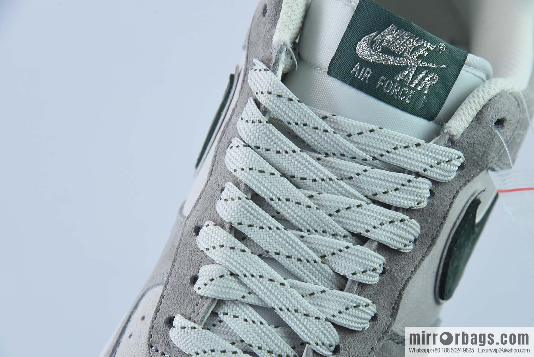 AKIRA × Nike Air Force 1 Low '07 gray-green suede, Gypsy color scheme Air Force No. 1 low-top casual board shoes Item number: DF3966-723