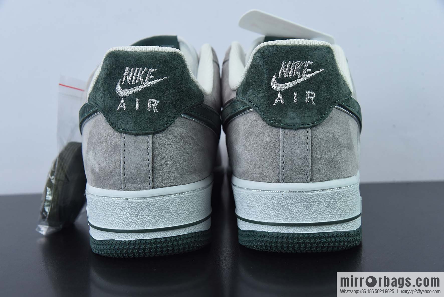 AKIRA × Nike Air Force 1 Low '07 gray-green suede, Gypsy color scheme Air Force No. 1 low-top casual board shoes Item number: DF3966-723