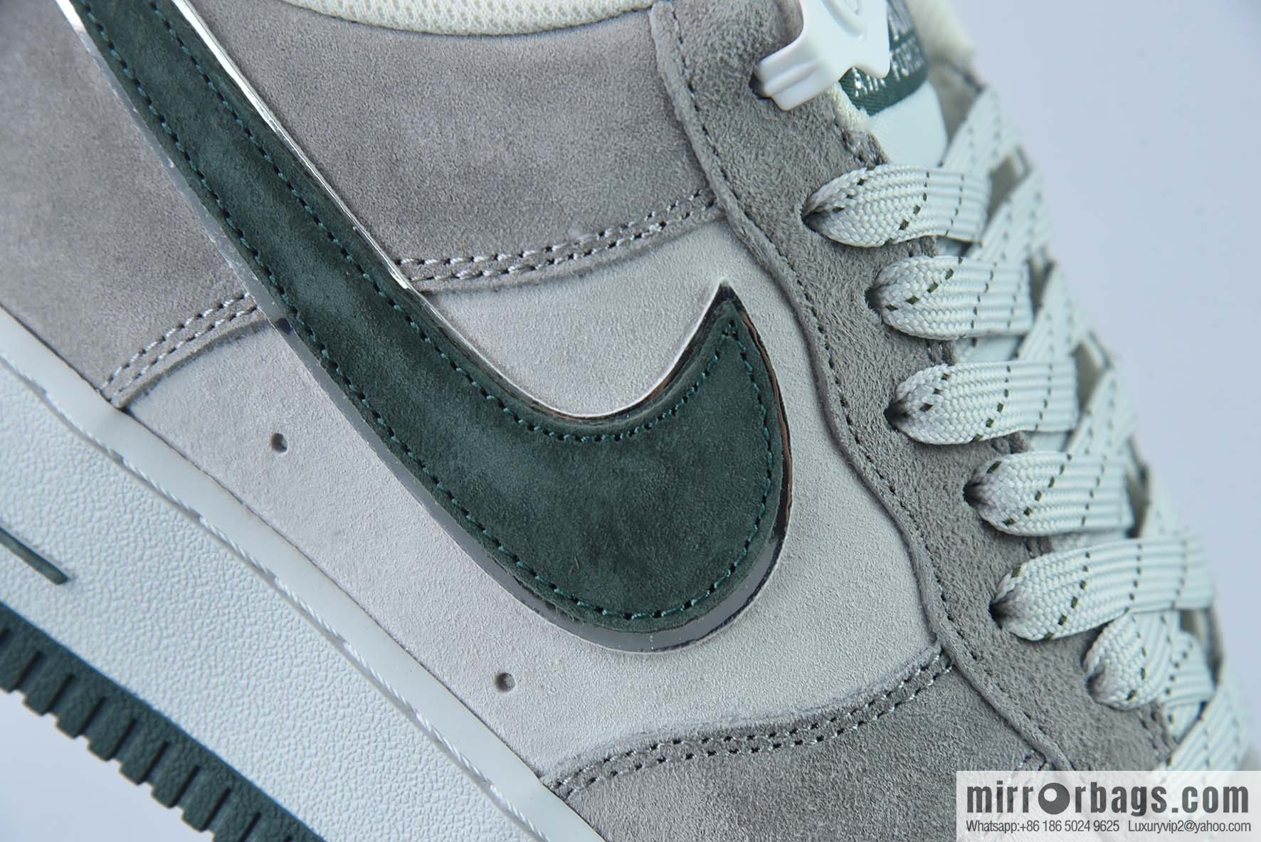 AKIRA × Nike Air Force 1 Low '07 gray-green suede, Gypsy color scheme Air Force No. 1 low-top casual board shoes Item number: DF3966-723