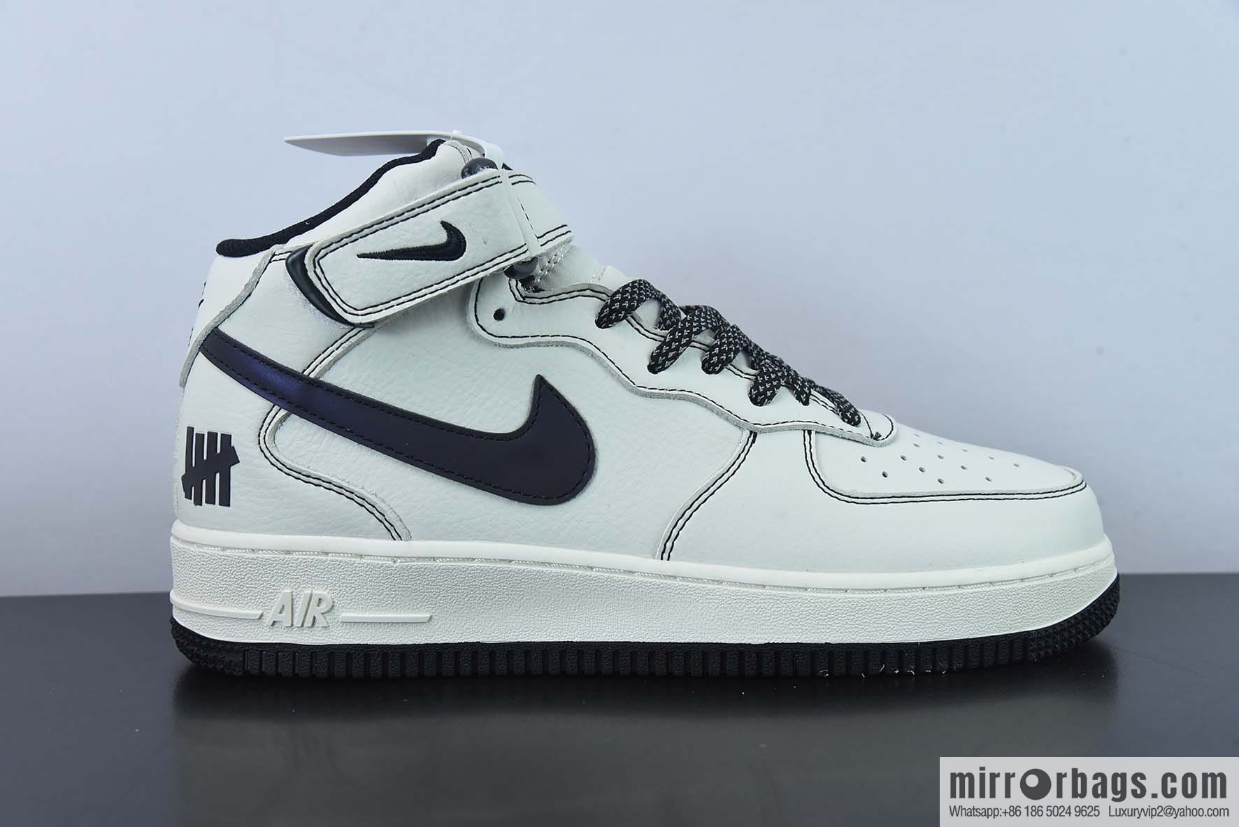 Undefeated x Nike Air Force 1 Mid Daredevil, Air Force One mid-band casual sneakers item number: CJ6690-100