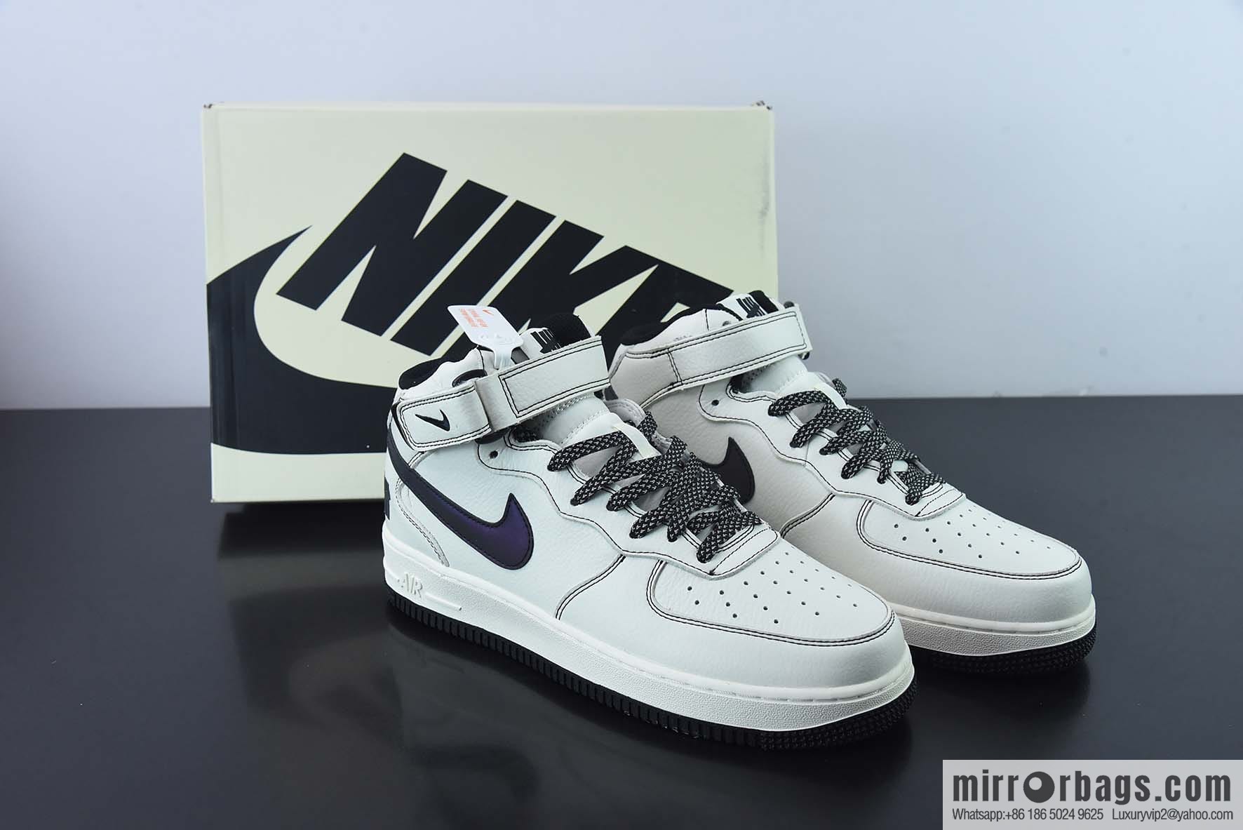 Undefeated x Nike Air Force 1 Mid Daredevil, Air Force One mid-band casual sneakers item number: CJ6690-100
