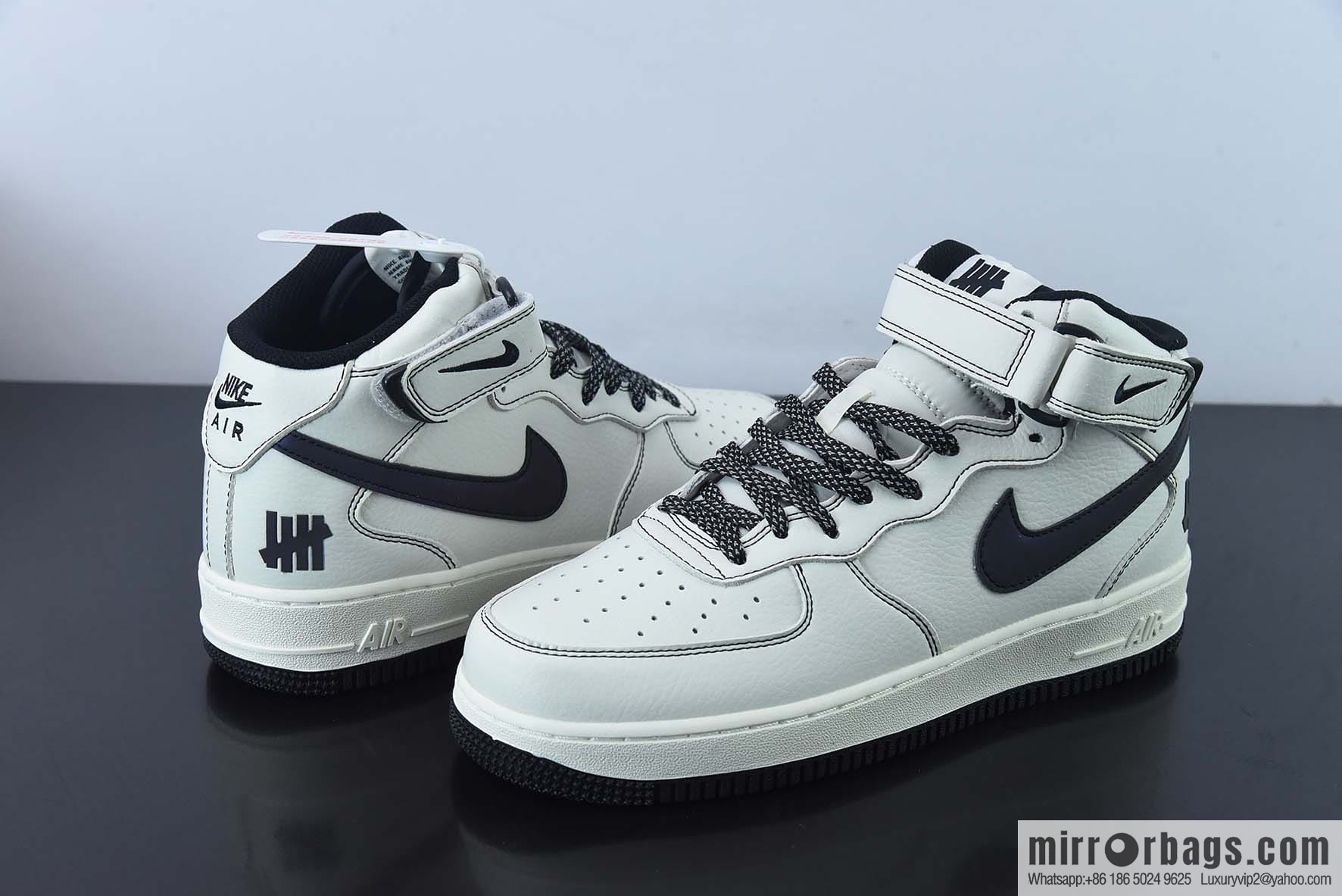 Undefeated x Nike Air Force 1 Mid Daredevil, Air Force One mid-band casual sneakers item number: CJ6690-100