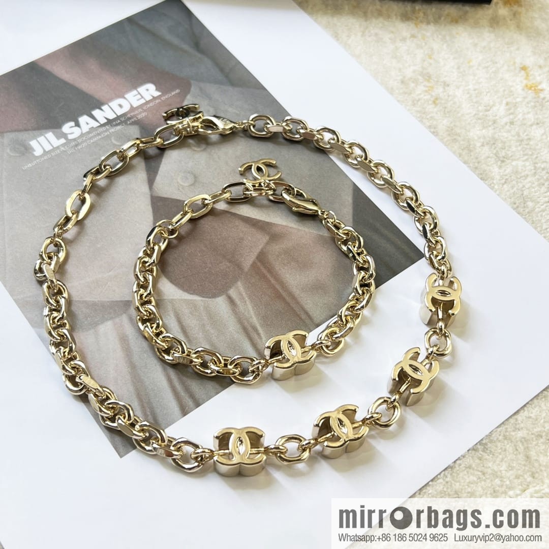 New ☑️ CHANEL Chanel double c bracelet necklace