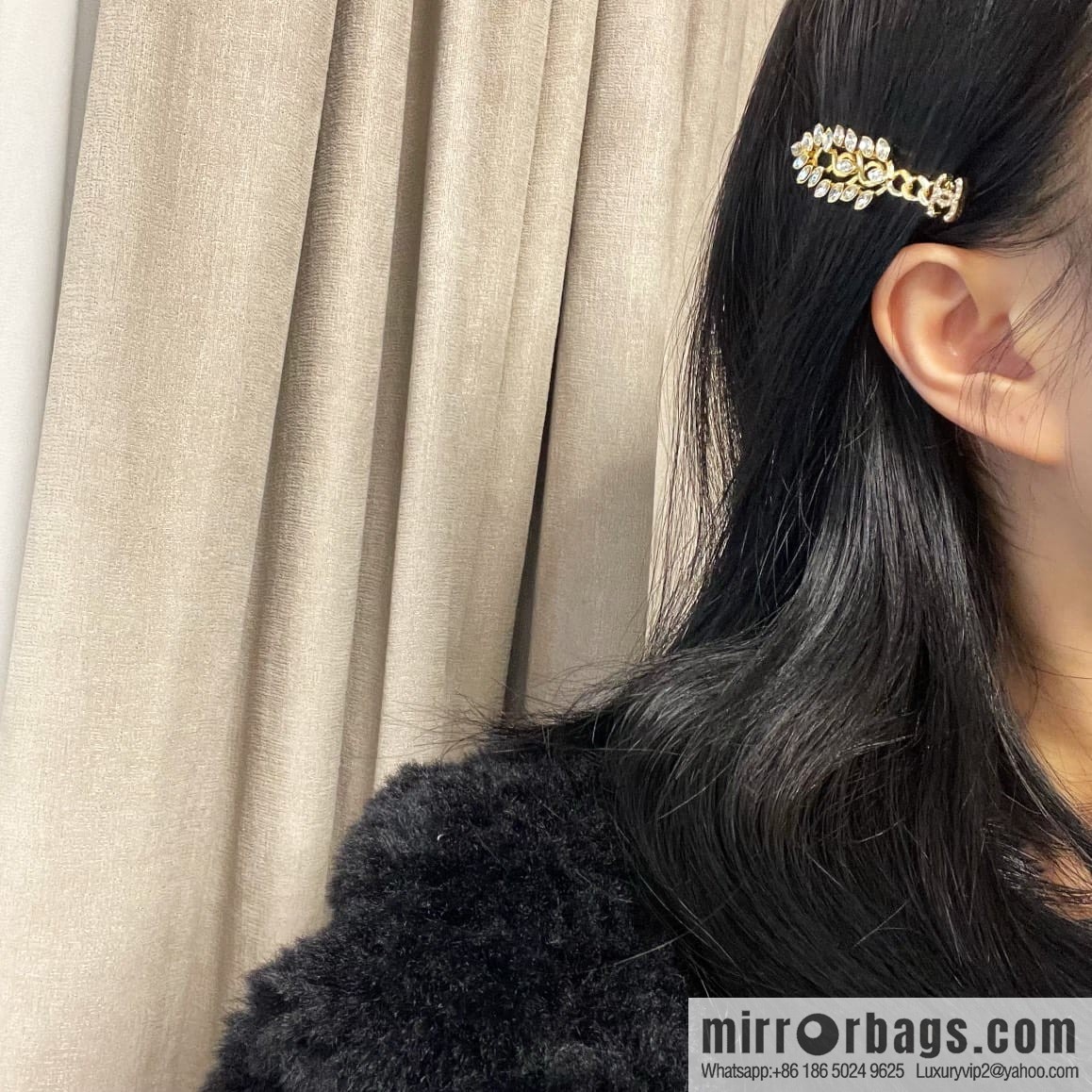 New ☑️ CHANEL Chanel double c gold wheat ear hairpin hairpin