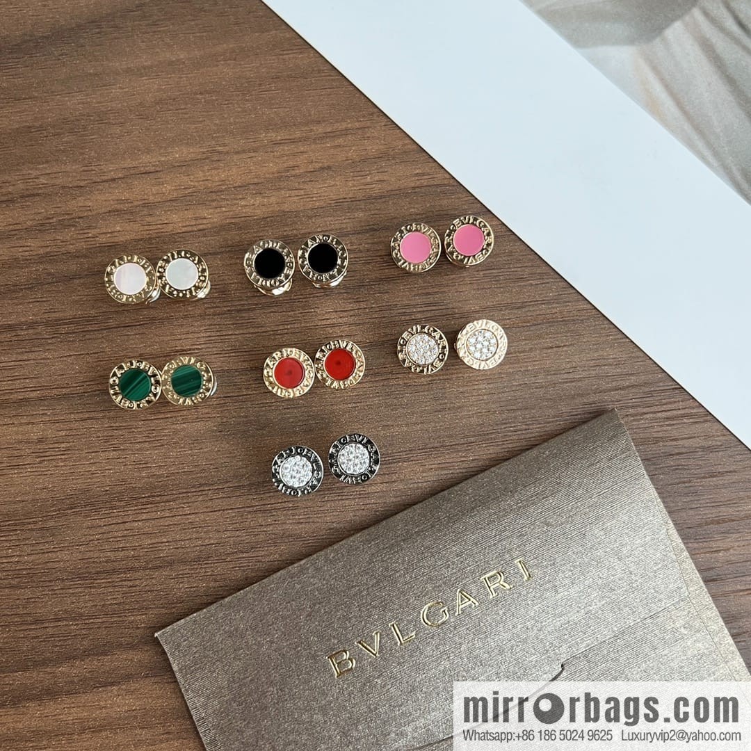 BVLGARI Bulgari round cake earrings
