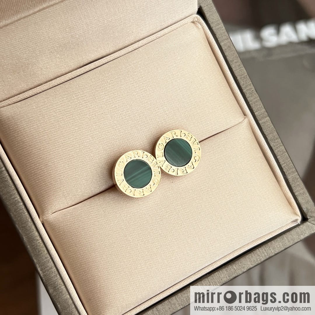 BVLGARI Bulgari round cake earrings