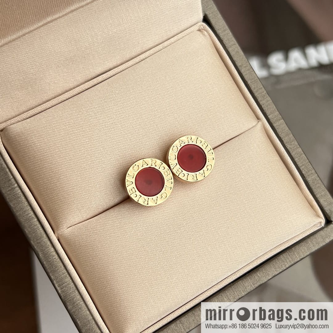 BVLGARI Bulgari round cake earrings