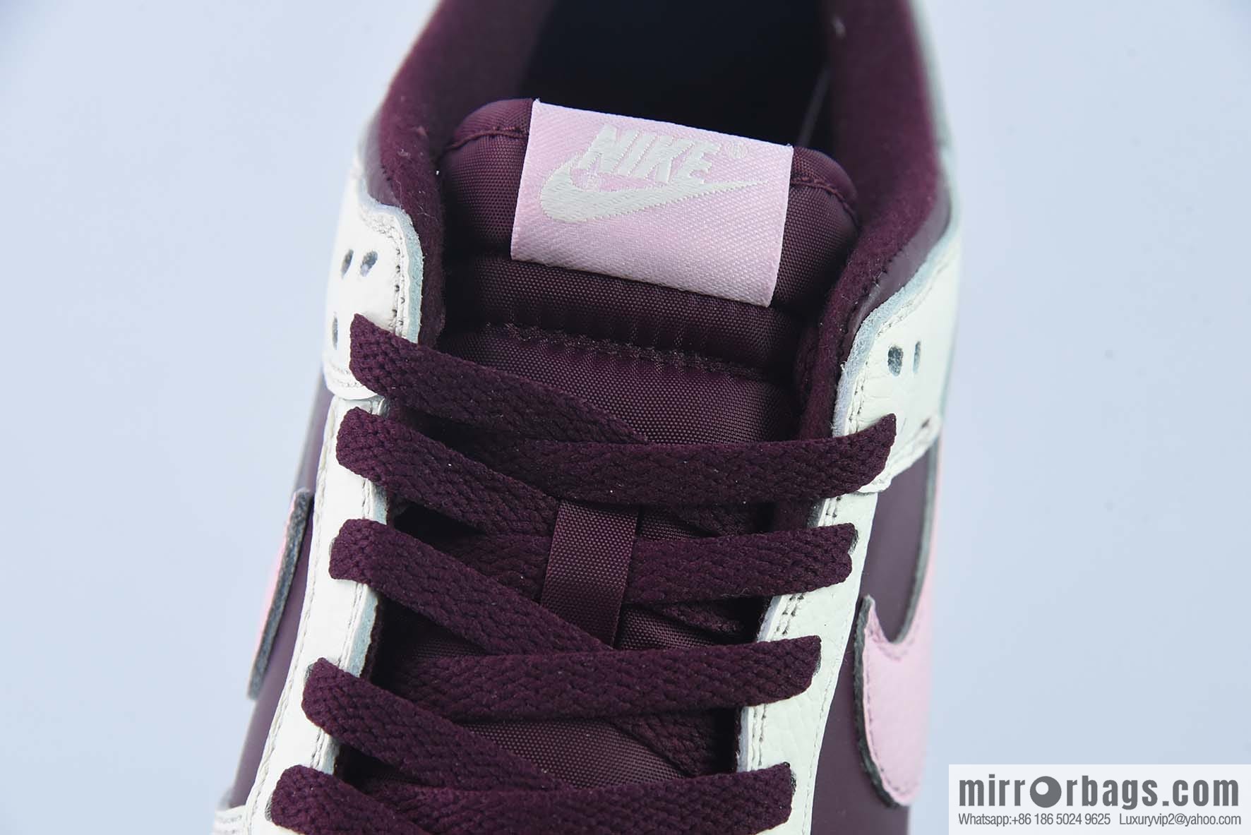 Nike SB Dunk Low burgundy Valentine's Day low-top casual shoes