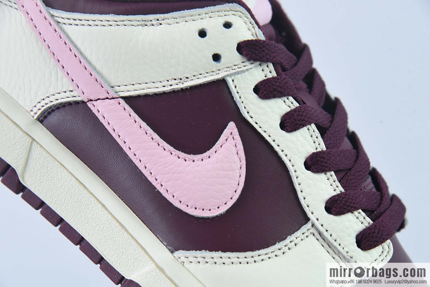 Nike SB Dunk Low burgundy Valentine's Day low-top casual shoes