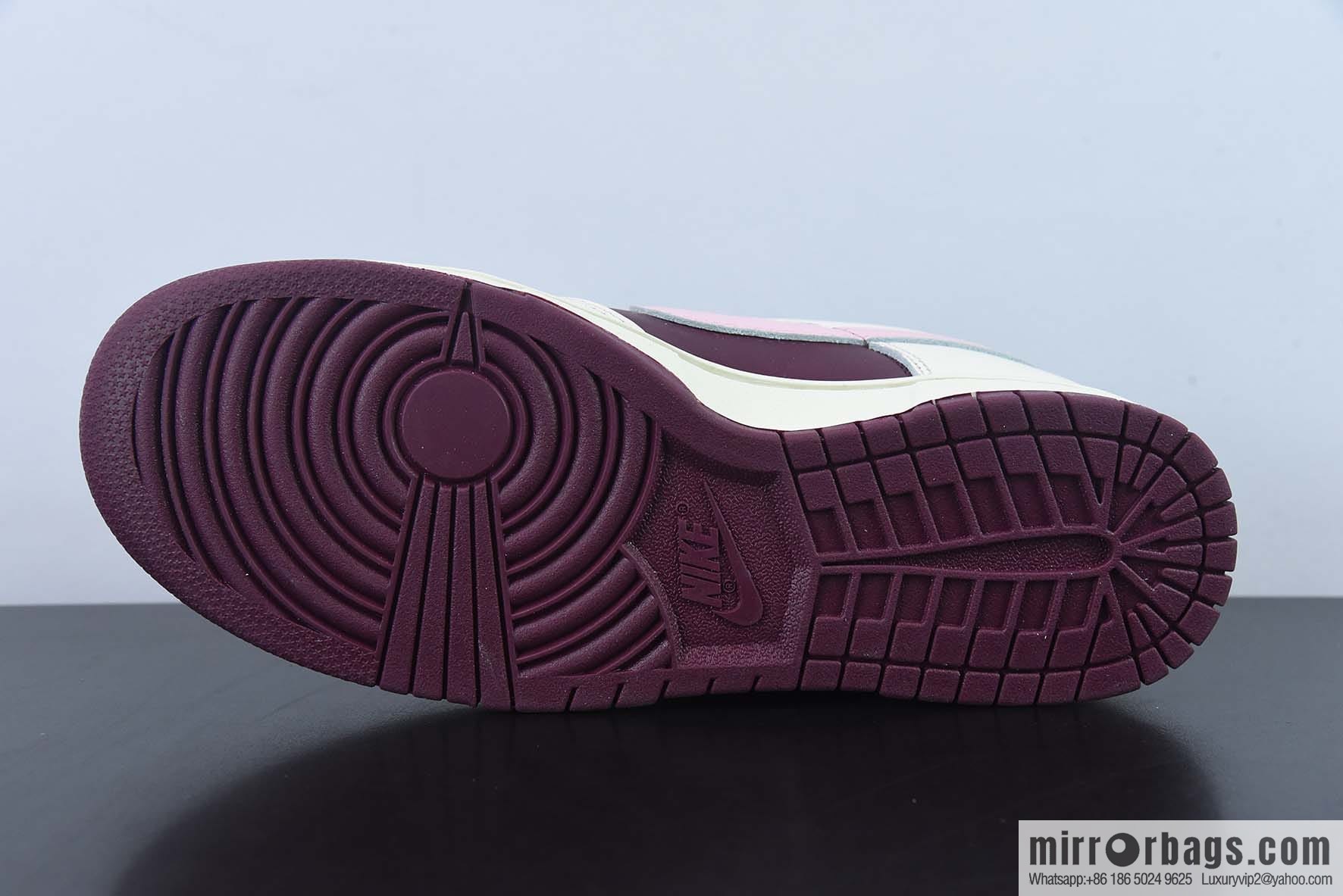 Nike SB Dunk Low burgundy Valentine's Day low-top casual shoes