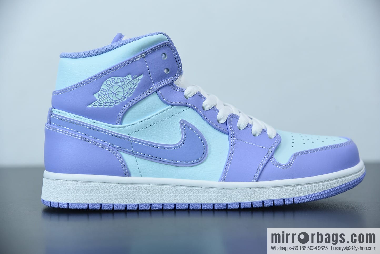 Air Jordan 1 Mid SE AJ1 Joe 1 Violet high-top basketball shoe, item number: 554724-500