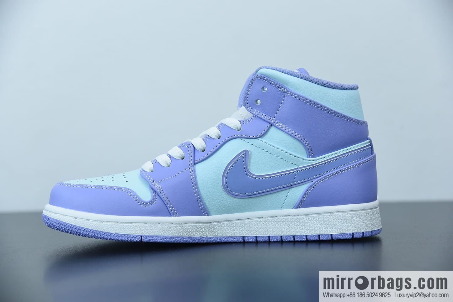 Air Jordan 1 Mid SE AJ1 Joe 1 Violet high-top basketball shoe, item number: 554724-500