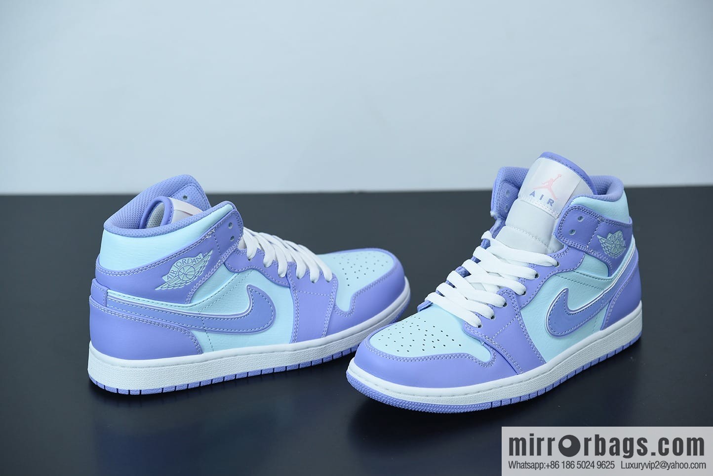 Air Jordan 1 Mid SE AJ1 Joe 1 Violet high-top basketball shoe, item number: 554724-500
