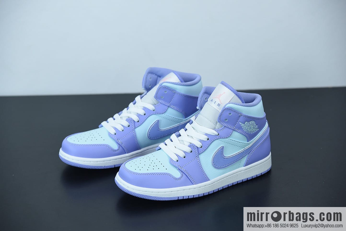 Air Jordan 1 Mid SE AJ1 Joe 1 Violet high-top basketball shoe, item number: 554724-500