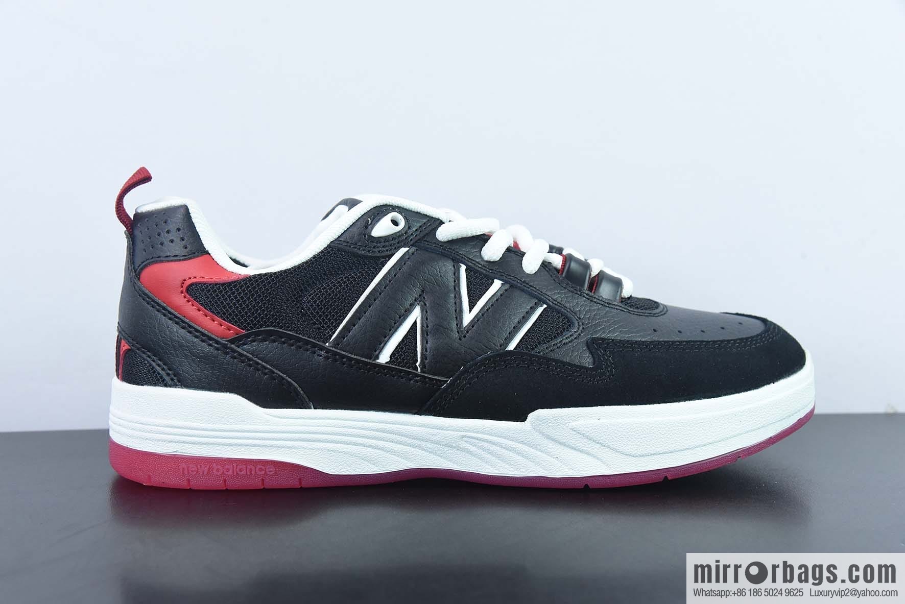 New Balance 808 series, comfortable and durable board shoes, black and red, item number: NM808BRD