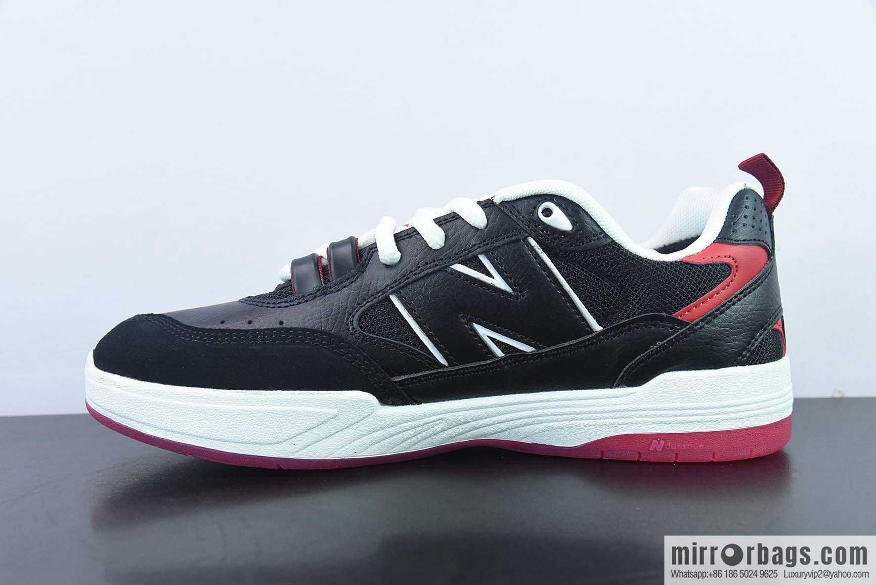 New Balance 808 series, comfortable and durable board shoes, black and red, item number: NM808BRD