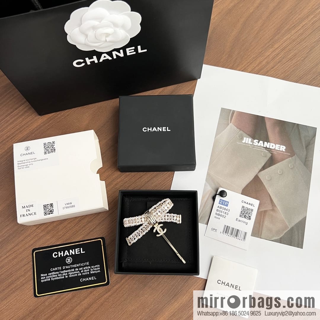New ☑️ CHANEL Chanel double c bow hairpin hairpin