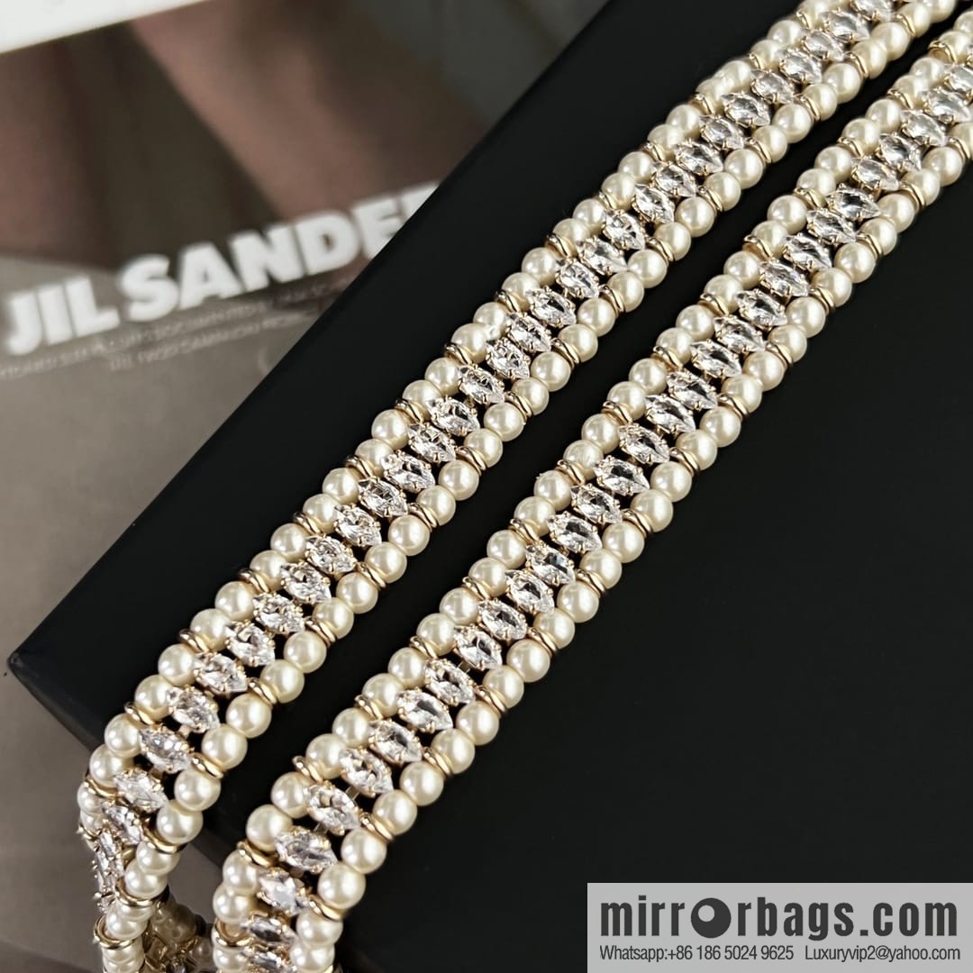 New ☑️ CHANEL Chanel double c pearl necklace