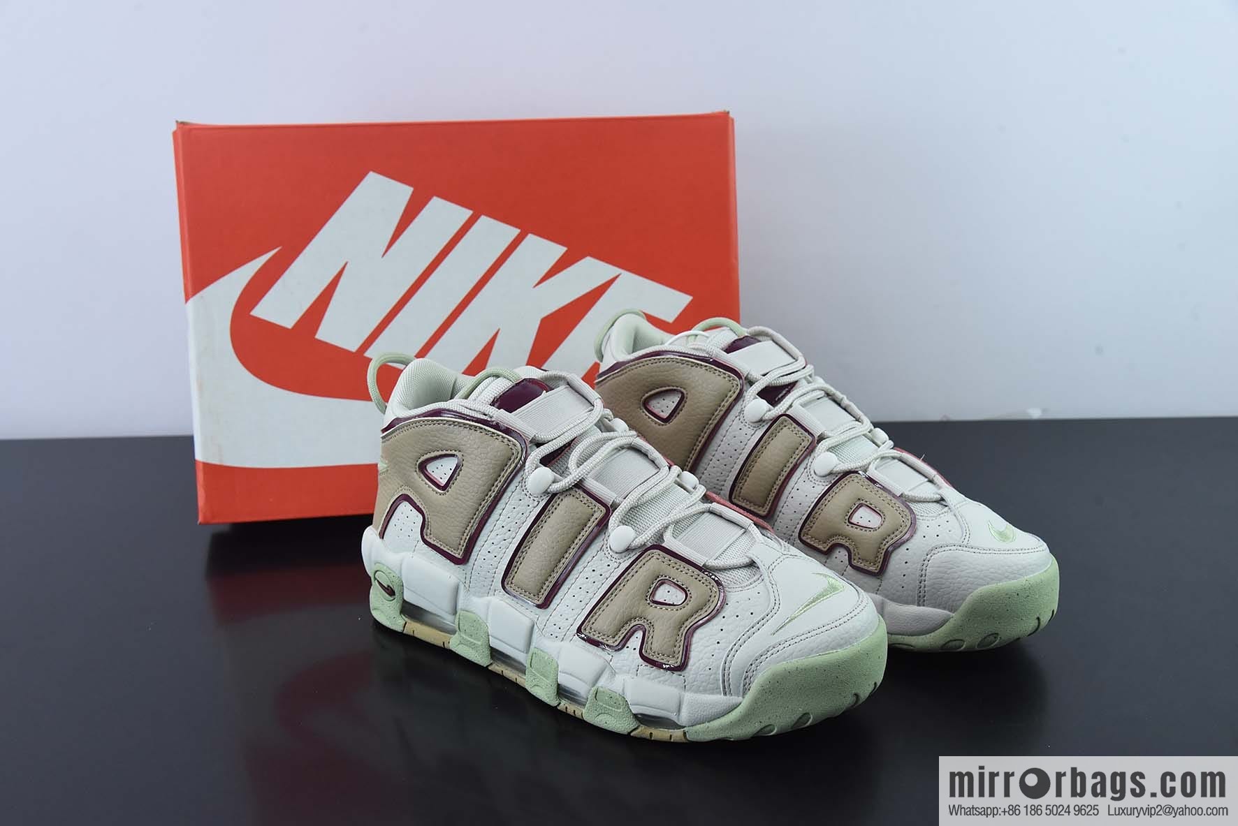 NK Air More Uptempo Big AIR Pippen Vintage Basketball Shoes DX8955-001