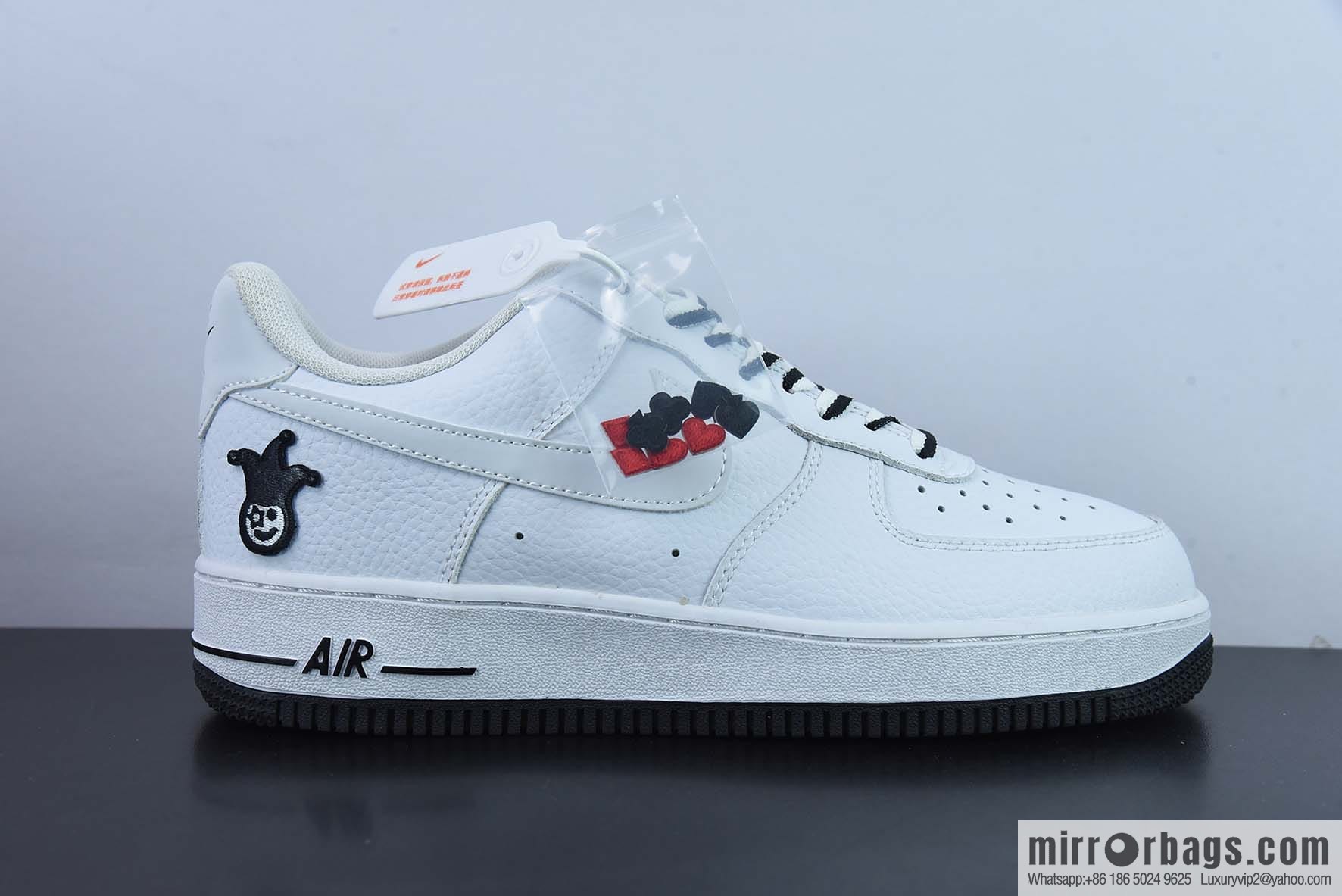 NK Air Force 1 Low white gray, playing card king low-top casual board shoes, item number: KH0806-168