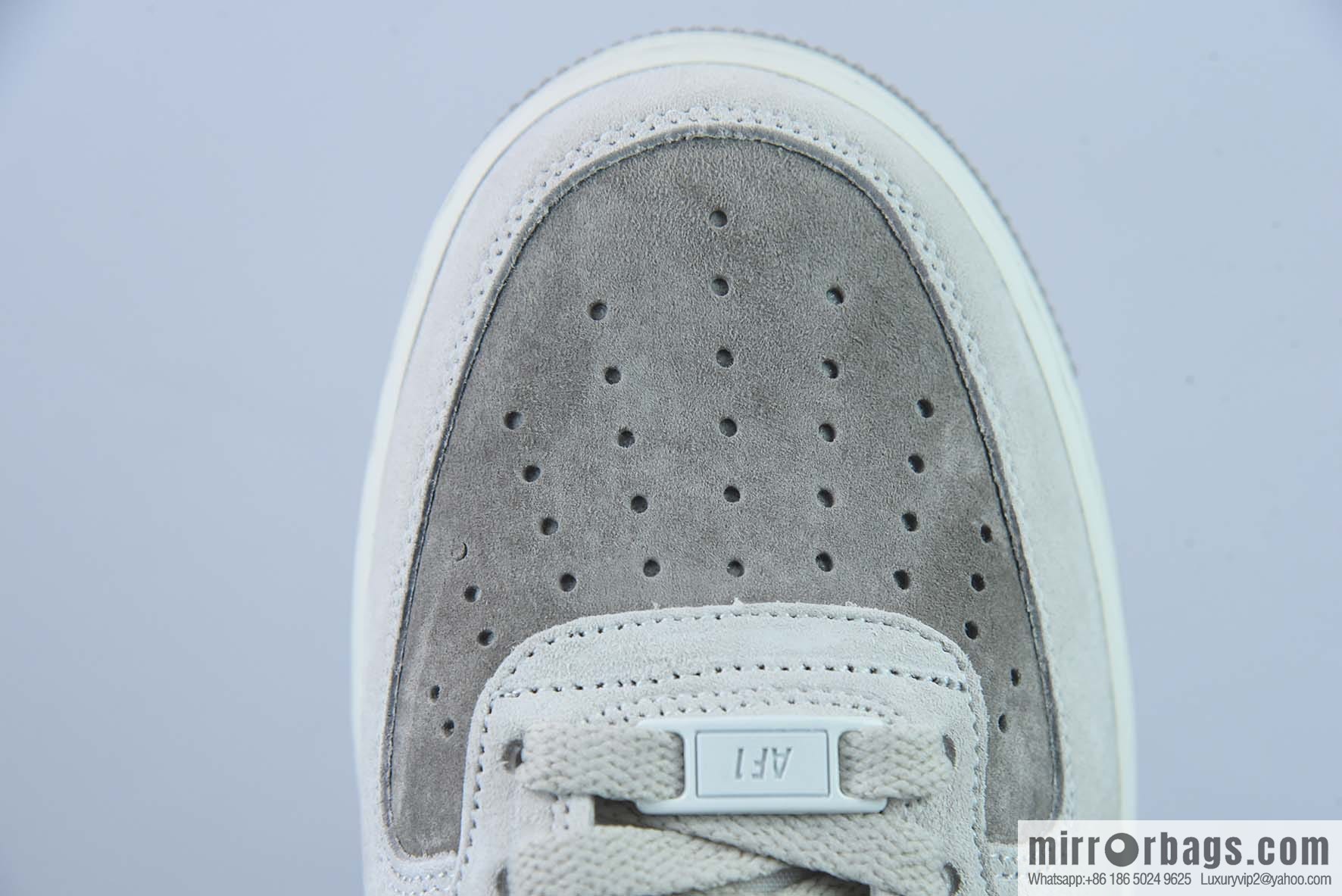 Nike Air Force 1 'Mid 07 gray orange suede, Air Force One medium help casual board shoes, imported suede item number: CQ5059-105