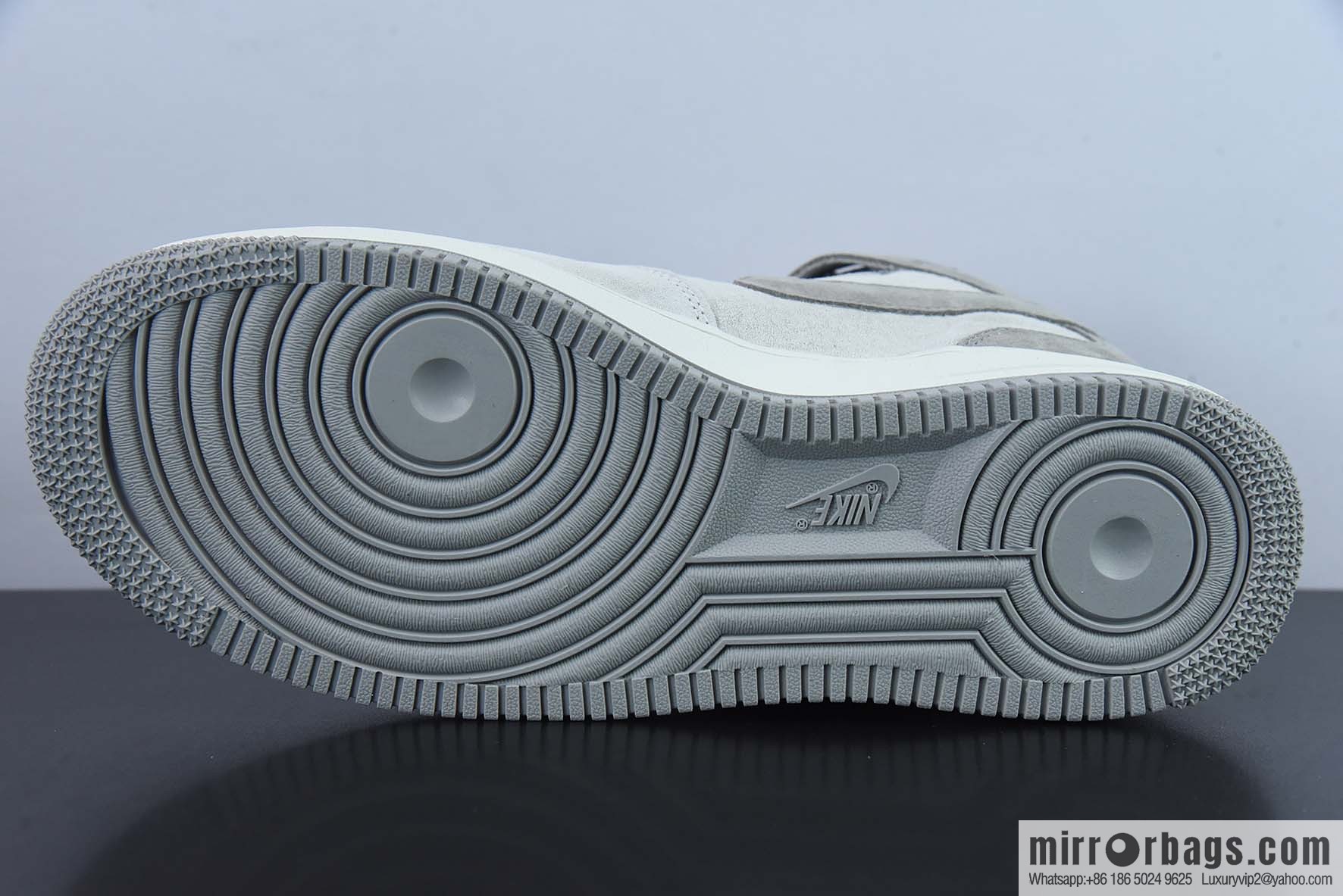 Nike Air Force 1 'Mid 07 gray orange suede, Air Force One medium help casual board shoes, imported suede item number: CQ5059-105