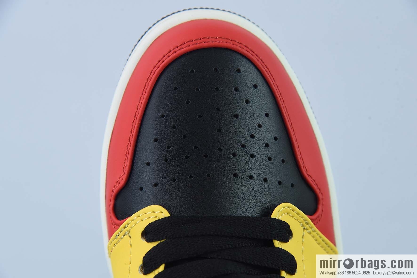 NIKE AIR JORDAN 1 LOW Nike winter new, color matching, black, yellow and red low-top casual board shoes, item number: DN3739-060